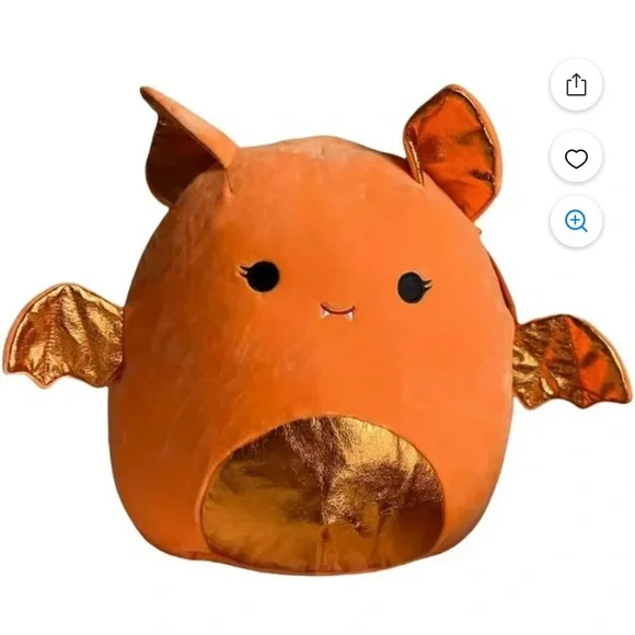 Tangie Halloween Orange Bat Original 12" Squishmallow 2021 - Picture 2 of 6